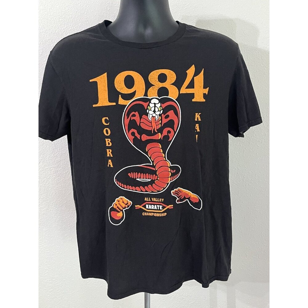 Cobra Kai All Valley Karate Championship 1984 T Shirt Black